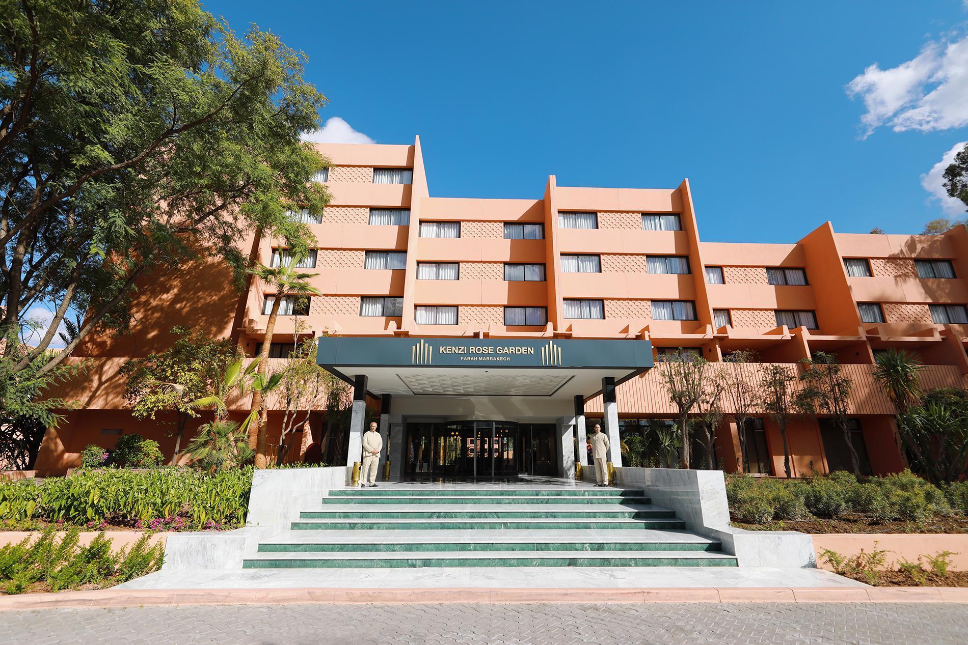 מלון מרקש Kenzi Farah מראה חיצוני תמונה The entrance to the hotel